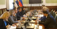 6 June 2019 The National Assembly Deputy Speaker in meeting with the delegations of Russian and Serbian ombudspersons
